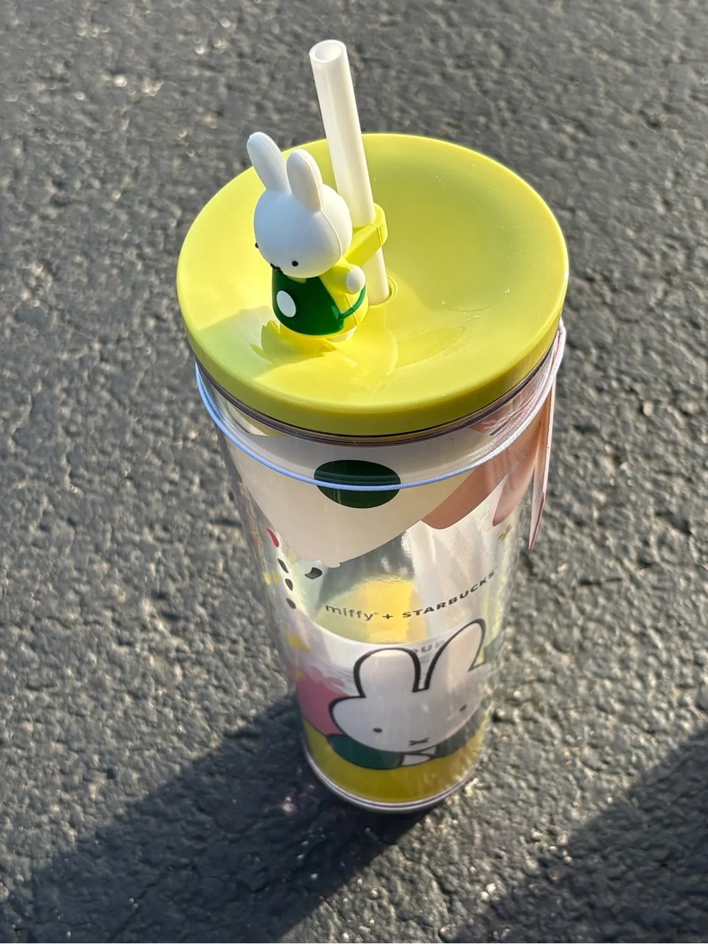 Starbucks Pink & Lime Miffy Tumbler Set